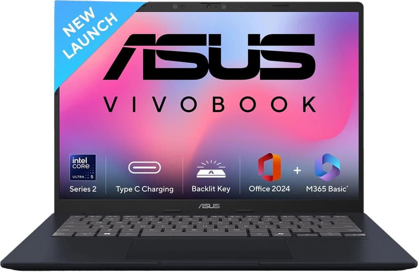 ASUS Vivobook 14 Core Ultra 5 225H 16GB 512GB SSD Laptop