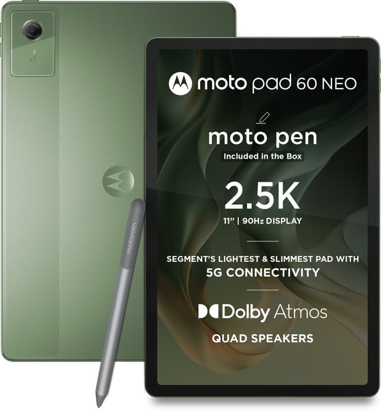 MOTOROLA Pad 60 Neo 6 GB RAM 128 GB ROM 11 inch Wi-Fi+5G Tablet