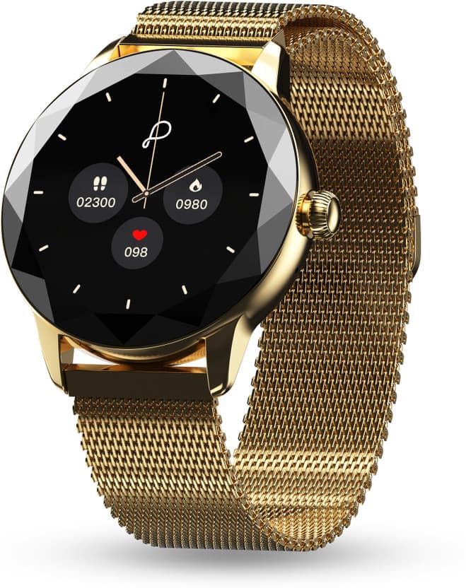 Pebble Vienna Women Smartwatch with Bluetooth Calling