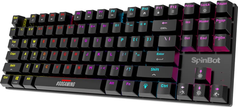 SpinBot Rage MK87 Mechanical Gaming Keyboard