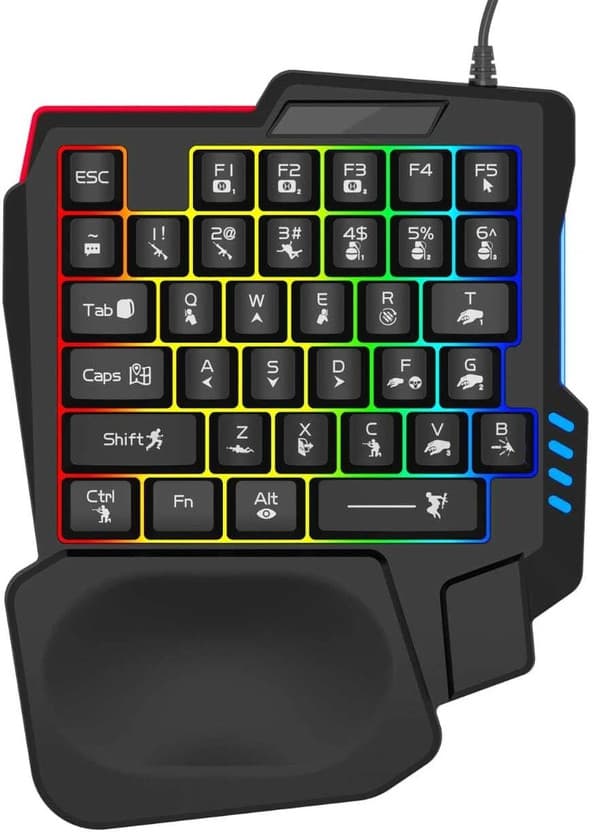 MILLENNIUM TECHNOLOGY One Handed 35Keys RGB Gaming Keyboard