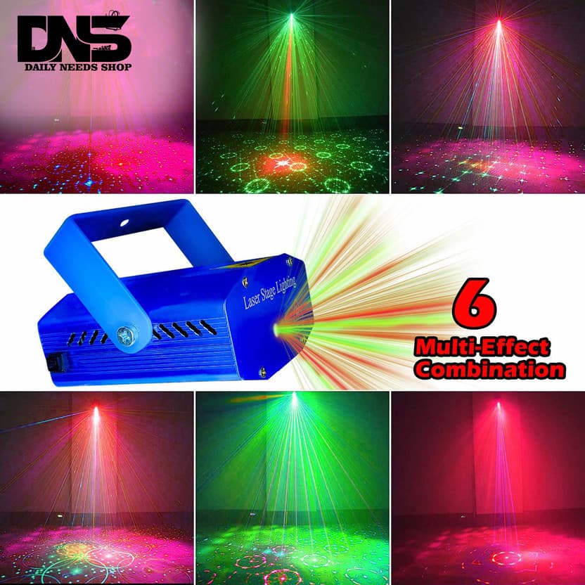 Daily Needs Shop LED Strobe Stage Light Laser Projector