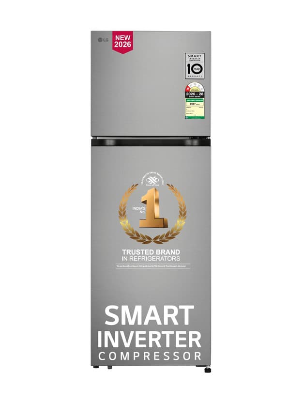 LG GLT2516WWPZ 251 L Double Door Refrigerator