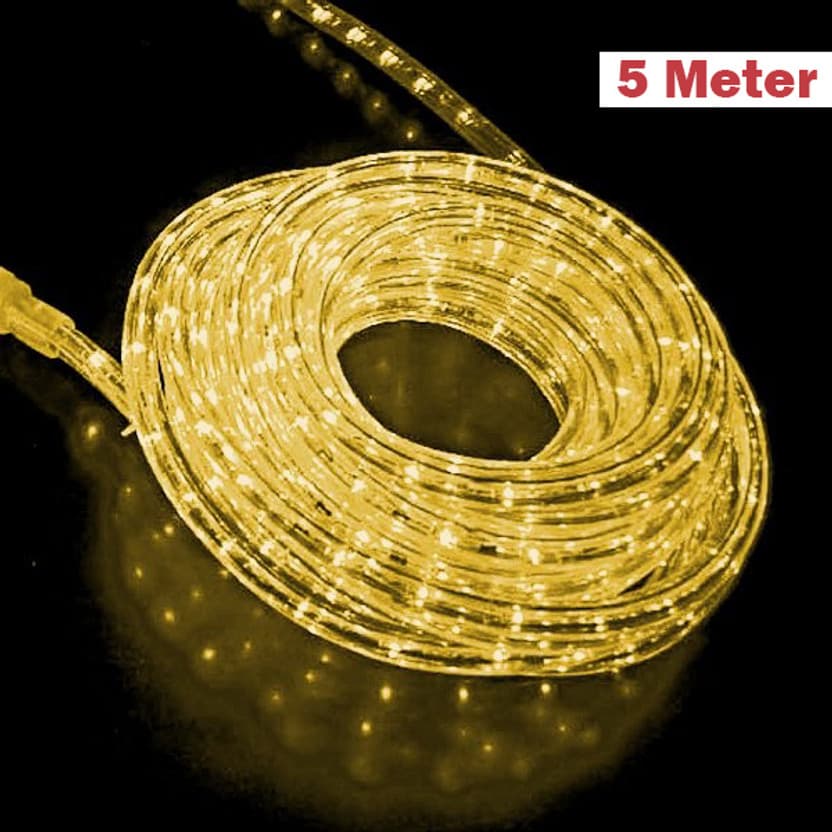 HexaGear 5M Warm White LED Rope Light